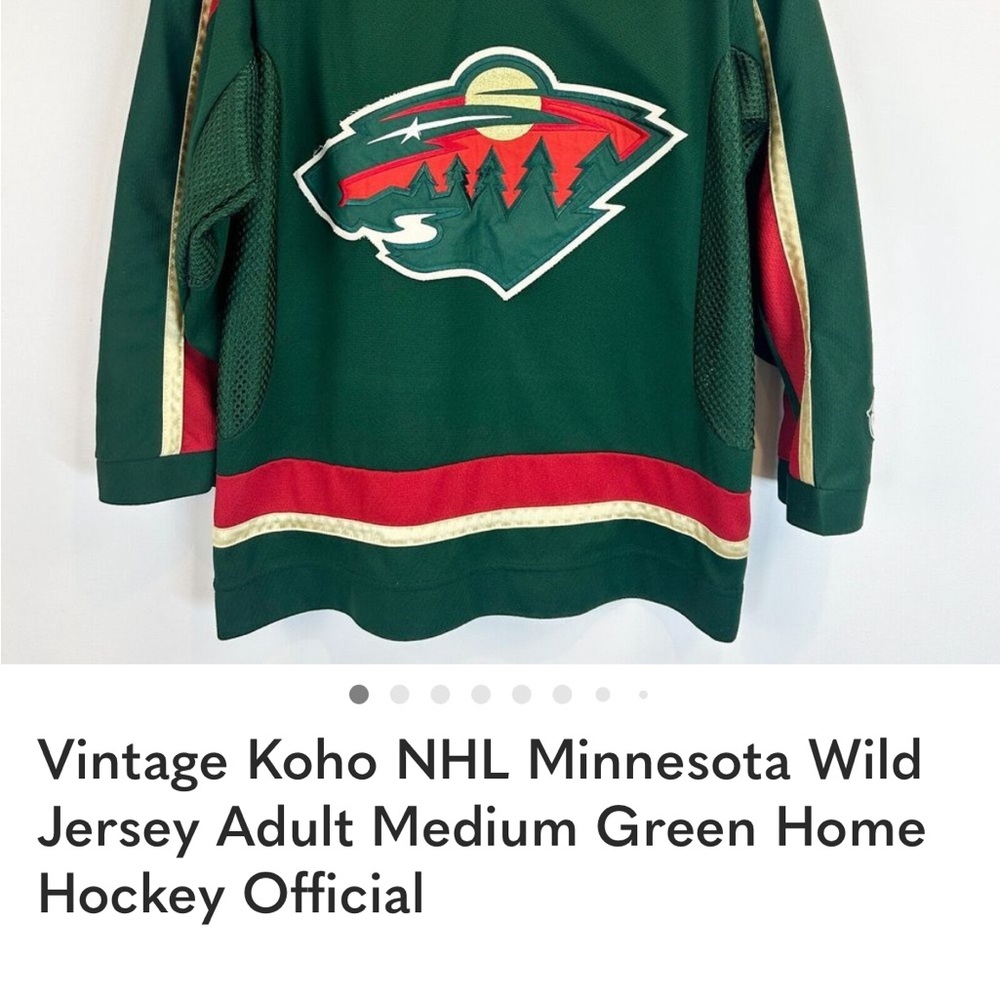 Koho Minnesota Wild Green Home Jersey